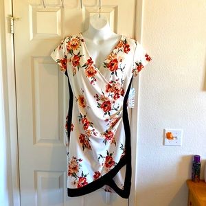 Floral Cross Over Dress